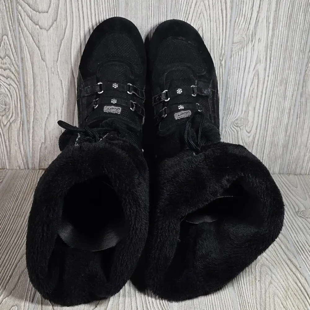 Onitsuka Tiger Snow Heaven Asics Black Winter Sneaker Boots Womens 10 Vintage